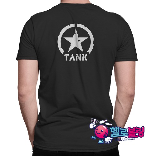 [주문시 회원 할인!]모티브 탱크 라운드 티셔츠볼링 티셔츠 [블랙/화이트]남여 공용 / 단체복 인쇄 가능